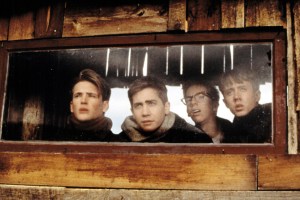 OCTOBER SKY, William Lee Scott, Jake Gyllenhaal, Chris Owen, Chad Lindberg, 1999